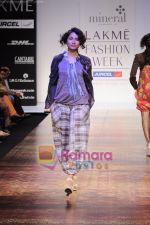 Model walk the ramp for Mineral by Priyadarshini rao show at Lakme Fashion Week 2011 Day 1 in Grand Hyatt, Mumbai on 11th March 2011 (87).JPG