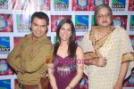 Kapil Sharma, Shikha Singh, Rahul Mahajan on the sets of Comedy Circus in Mohan Studios on 14th March 2011 (25).JPG