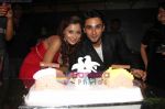 Mona and Anukalp Pose with Cake at Ram Milaayi Jodi 100 Episodes Success Bash in Tunga Regale, Andheri East on 14th March 2011.jpg