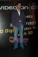 Abhishek Bachchan at 3-d HD launch for Videocon D2H in Novotel on 15th March 2011.JPG