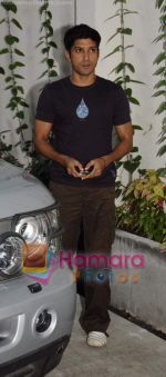 Farhan Akhtar at Mannat today as he supports Indian team on 30th Mrch 2011 (2).JPG