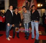 Bobby Deol, Anees Bazmee, Akshay Kumar, Sunil Shetty at the Premiere of Thank you in Chandan, Juhu,Mumbai on 6th April 2011 (6).JPG