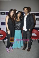 Kainaz Motivala, Ekta Kapoor, Raj Kumar Yadav at The first look launch of Ragini MMS in Cinemax, Mumbai on 6th April 2011 (6).JPG