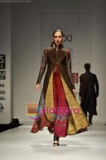 Model walks the ramp for virtues show on Wills Lifestyle India Fashion Week 2011 � Day 4 in Delhi on 9th April 2011.JPG