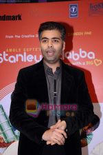 Karan Johar at the music launch of the film Stanley Ka Dabba in Landmark, Mumbai on 21st April 2011 (4).JPG