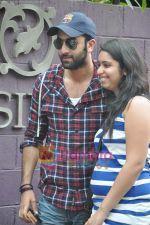 Ranbir Kapoor snapped in his bearded look in basillico, bandra, mumbai on 3rd June 2011 (5).JPG