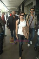 Dia Mirza return from Toronto in Mumbai Airport on 27th June 2011 (40).JPG