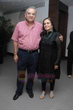 Asha & Mahindra Khatau at Arrokh Khambata_s Amadeus Launch in NCPA, Mumbai on 3rd July 2011.jpg
