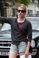 Emma Roberts in Shorts in London 5th July 2011 (6).jpg