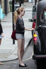 Emma Roberts in Shorts in London 5th July 2011 (7).jpg