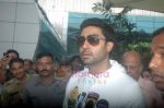 Abhishek Bachchan return from Delhi French honour function on 13th July 2011 (22).JPG