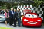 Denise Ream, Michael Caine, John Lasseter and Jason Isaacs at Cars 2 UK Premiere Pre-Party Celebration - Arrivals in Whitehall Gardens on July 17th 2011.jpg