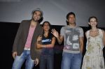 Abhay Deol, Farhan Akhtar, Kalki Koechlin, Zoya Akhtar Promote Zindagi Na Milege Dobara in Cinemax, Mumbai on 23rd July 2011 (31).JPG