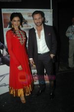 Saif Ali Khan, Deepika Padukone spotted on the sets of Kaun Banega Crorepati 5 in Film City on 31st July 2011 (49).JPG