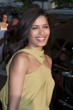 Freida Pinto attends the Daily Show with Jon Stewart at the Comedy Central Studio in New York City on 1st August 2011 (1).jpg