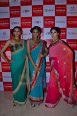 Model walks the ramp for Saree designer Shruti Sancheti showcase at 7TH Retail Jeweller Awards in Lalit Hotel on 6th Aug 2011 (64).JPG