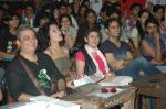 Deepa Sahi, Jagrat, Vinay Pathak, Sasha at the Malhar festival of Xavier_s to promote their film Tere Mere Phere on 15th Aug 2011 (3).JPG