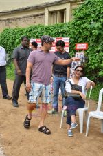 Salman Khan at Men_s Helath fridly soccer match with celeb dads and kids in Stanslauss School on 15th Aug 2011 (14).JPG