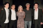 Christopher Mintz-Plasse, Dave Franco, Marti Noxon, Craig Gillespie and Anton Yelchin at the movie Fright Night Los Angeles Special Screening in Arclight Cinemas, Hollywood on 17th August 2011 (7).jpg