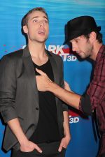 Dustin Milligan and Joel David Moore attends the Shark Night 3D LA Screening at Universal CityWalk, Hollywood on 1st September 2011 (6).jpg