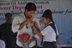 Allu Arjun attends No Child Labour Event on 16th September 2011 at St. Ann_s High School in Secunderabad (100).JPG