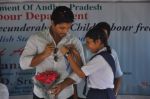 Allu Arjun attends No Child Labour Event on 16th September 2011 at St. Ann_s High School in Secunderabad (101).JPG