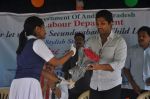Allu Arjun attends No Child Labour Event on 16th September 2011 at St. Ann_s High School in Secunderabad (99).JPG