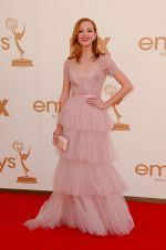 Jayma Mays attends the 63rd Annual Primetime Emmy Awards in Nokia Theatre L.A. Live on 18th September 2011 (1).jpg