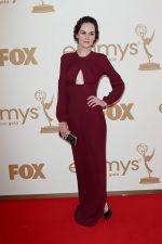 Michelle Dockery attends the 63rd Annual Primetime Emmy Awards in Nokia Theatre L.A. Live on 18th September 2011 (2).jpg