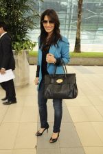 Sophie Chaudhary arrive back from Gima Awards in Domestic Airport, Mumbai on 24th Sept 2011 (32).JPG