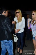 Paris Hilton leaves India in Intrernational Airport, Mumbai on 26th Sept 2011 (63).JPG