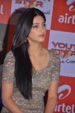 Shruti Hassan attends 2011 Airtel Youth Star Hunt Launch in AP on 24th September 2011 (103).jpg