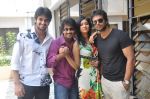 Naga Shaurya, Adarsh Balakrishna, Surya Teja, Sarika Affan in Cricket Girls and Beer Press Meet on 26th September 2011 (6).jpg