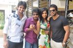 Naga Shaurya, Adarsh Balakrishna, Surya Teja, Sarika Affan in Cricket Girls and Beer Press Meet on 26th September 2011 (8).jpg