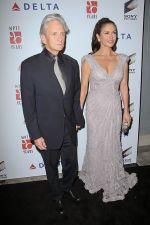 Michael Douglas and Catherine Zeta-Jones arrives at the 6th Annual _A Fine Romance_ Benefit in Sony Studios on 15th October 2011 (1).jpg