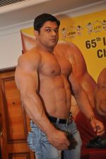 Sachin Patil at the Official Announcement of Mr Universe 2011 in Mumbai on 24th Oct 2011.JPG