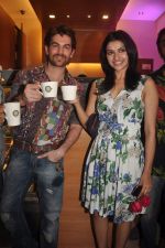 Prachi Desai, Neil Mukesh at Love and Latte coffee shop in Bandra, Mumbai on 27th Oct 2011 (100).JPG
