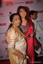 Asha Bhosle at Hello Hall of Fame Awards in Trident, Mumbai on 9th Nov 2011 (167).JPG