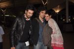 Ranbir Kapoor, Imtiaz Ali, Nargis Fakhri snapped at the airport in Mumbai on 9th Nov 2011 (23).JPG