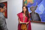 Juhi Chawla at Bharat Tripathi_s art exhibition in Musuem Art Gallery on 14th Nov 2011 (36).JPG
