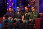 Sanjay Dutt, Akshay Kumar, John Abraham, Salman Khan on the sets of Big Boss 5 on 18th Nov 2011 (113).JPG