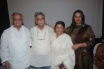Shabana Azmi, Gulzar at Javed Siddiqios Roshandan book launch in SP Jain on 20th Nov 2011 (42).JPG