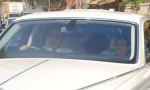 Aishwarya Bachchan, Abhishek Bachchan, Brinda Rai, Amitabh Bachchan leaves for home with her baby in  Jalsa, Pratiksha, Mumbai on 21st Nov 2011 (7).JPG