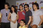 Priyanka Chopra, Shahrukh Khan, Ritesh Sidhwani, Farhan Akhtar at Don 2 Game Launch in Mumbai on 17th Dec 2011 (15).JPG