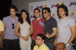 Priyanka Chopra, Shahrukh Khan, Ritesh Sidhwani, Farhan Akhtar at Don 2 Game Launch in Mumbai on 17th Dec 2011 (16).JPG