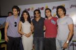 Priyanka Chopra, Shahrukh Khan, Ritesh Sidhwani, Farhan Akhtar at Don 2 Game Launch in Mumbai on 17th Dec 2011 (19).JPG