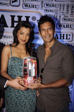 Mugdha Godse, Milind Soman at the launch of World_s leading Grooming brand- WAHL in Mumbai on 14th Jan 2012 (18).JPG