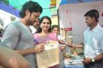 Farhan Akhtar plants a tree with Shaina NC in  Mumbai on 19th Jan 2012(94).jpg