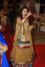 Poonam Dhillon at Deepshikha and Kaishav Arora Wedding on 19th Jan 2012 (58).JPG