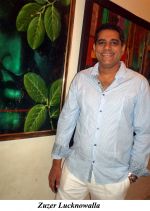 Zuzer Lucknowalla at the Art and Fashion Brunch in The Wedding Cafe n Lounge on 22nd Jan 2012.jpg